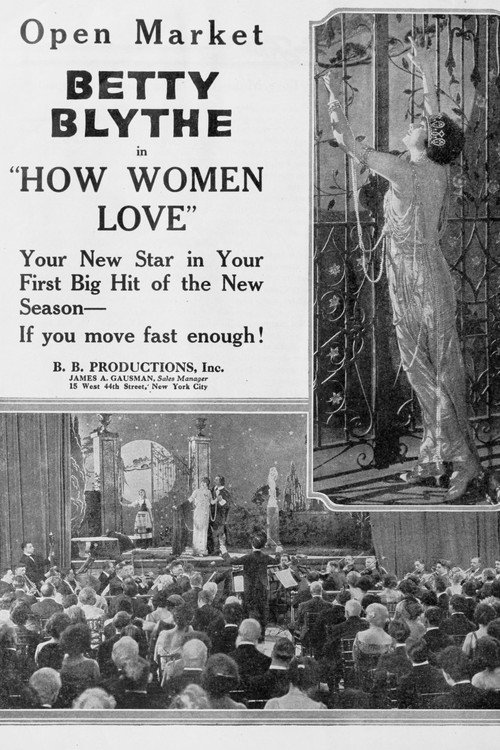 Movie poster for How Women Love (1922)