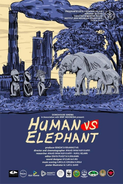 Movie poster for Human vs Elephant (2020)