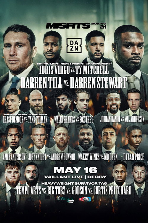 Movie poster for Darren Till vs. Darren Stewart (2025)