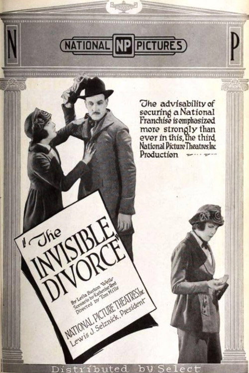 Movie poster for The Invisible Divorce (1920)