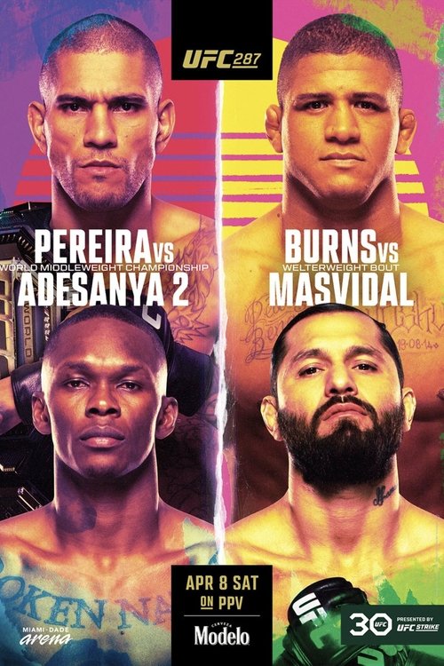 Movie poster for UFC 287: Pereira vs. Adesanya 2 (2023)