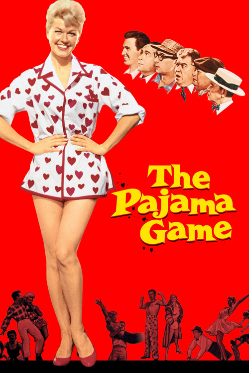 Movie poster for The Pajama Game (1957)