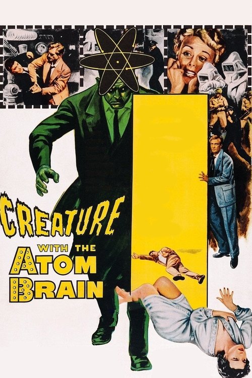 Movie poster for Creature with the Atom Brain (1955)