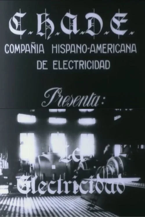 Movie poster for La electricidad (1929)