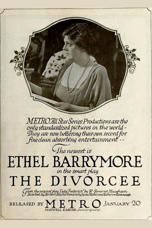 Movie poster for The Divorcee (1919)