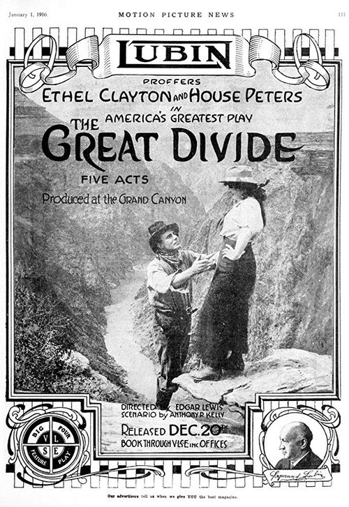 Movie poster for The Great Divide (1915)