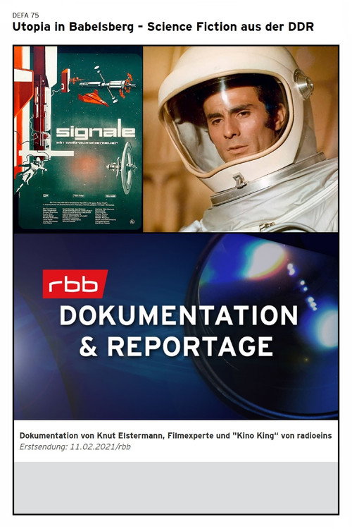 Movie poster for Utopia in Babelsberg - Science Fiction aus der DDR (2021)