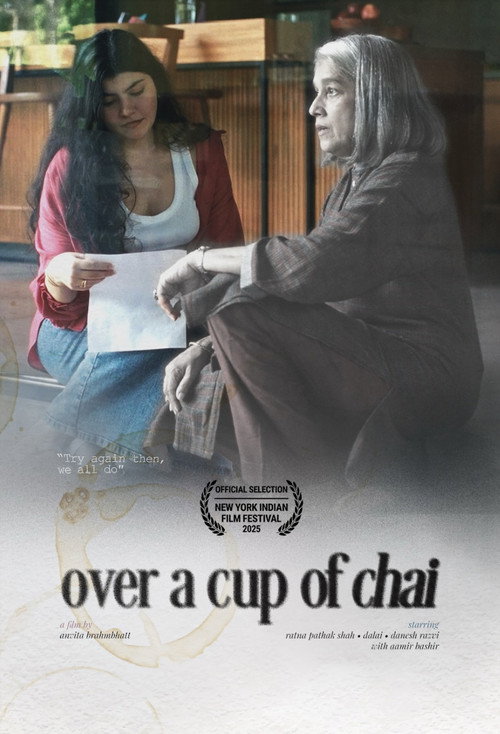 Movie poster for Over A Cup of Chai (2025)