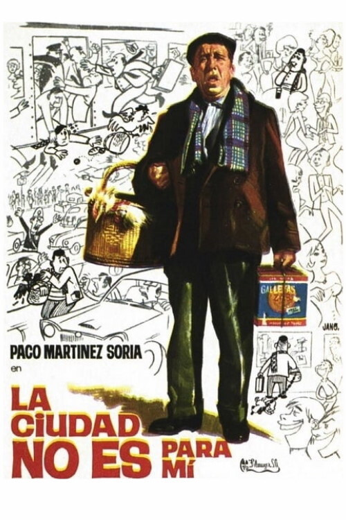 Movie poster for La ciudad no es para mí (1966)