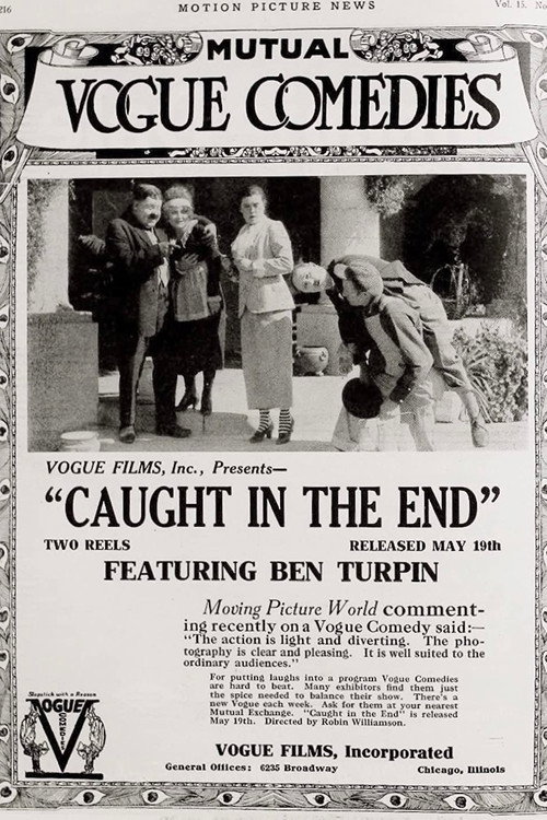 Movie poster for Caught in the End (1917)