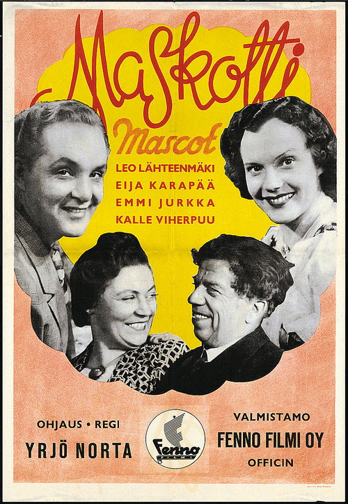 Movie poster for Maskotti (1943)