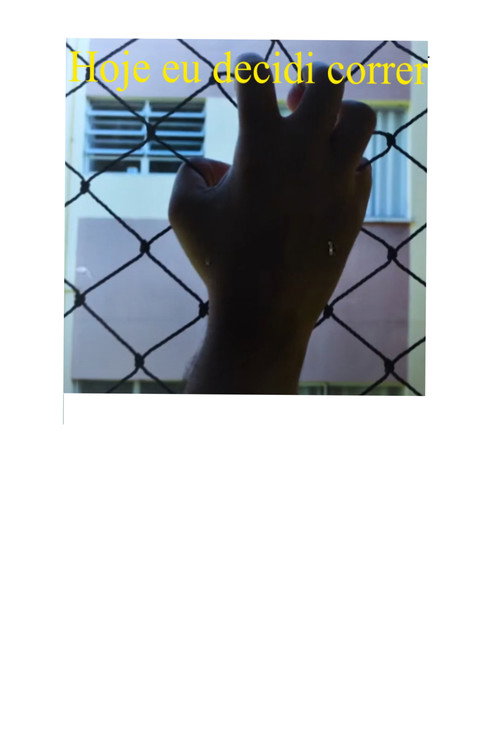 Movie poster for Hoje eu decidi correr (2022)