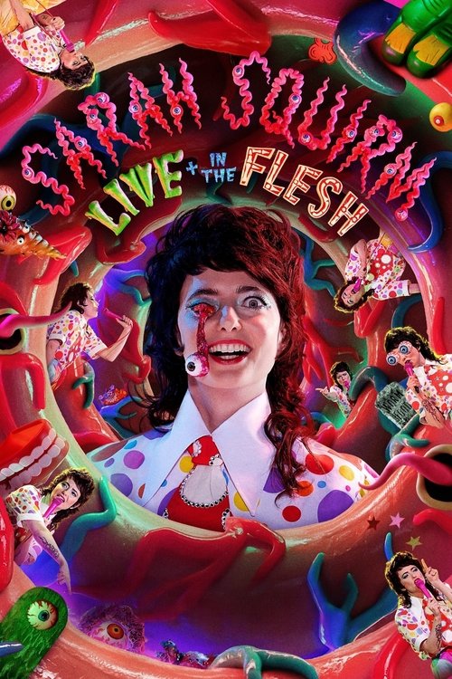 Movie poster for Sarah Squirm: Live + in the Flesh (2025)