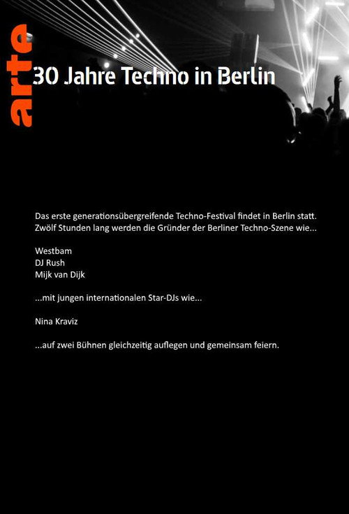 Series poster for 30 Jahre Techno in Berlin (2018)