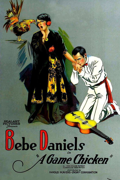 Movie poster for A Game Chicken (1922)