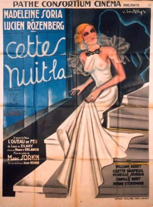 Movie poster for Cette nuit-là (1933)