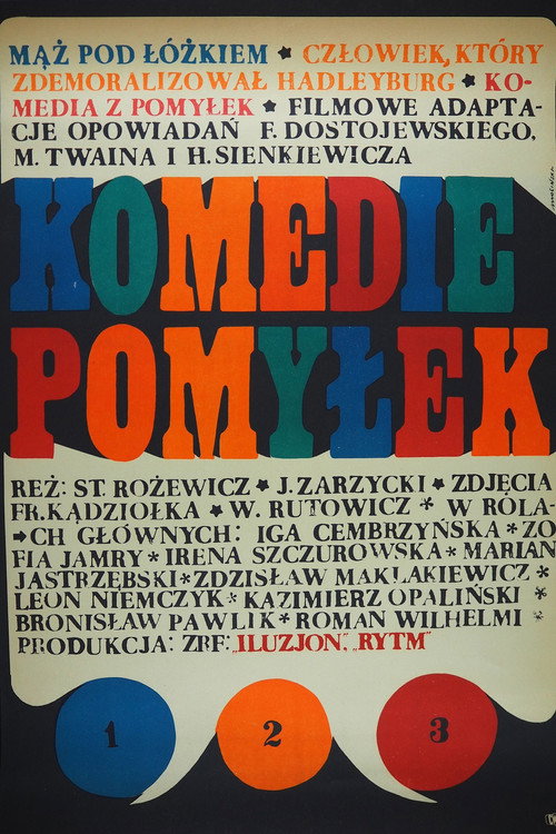 Movie poster for Komedie pomyłek (1968)