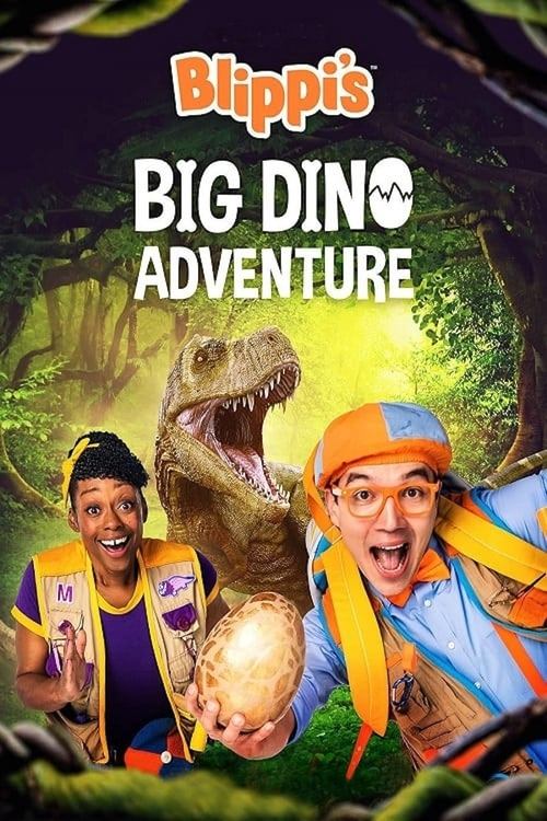 Movie poster for Blippi's Big Dino Adventure (2023)