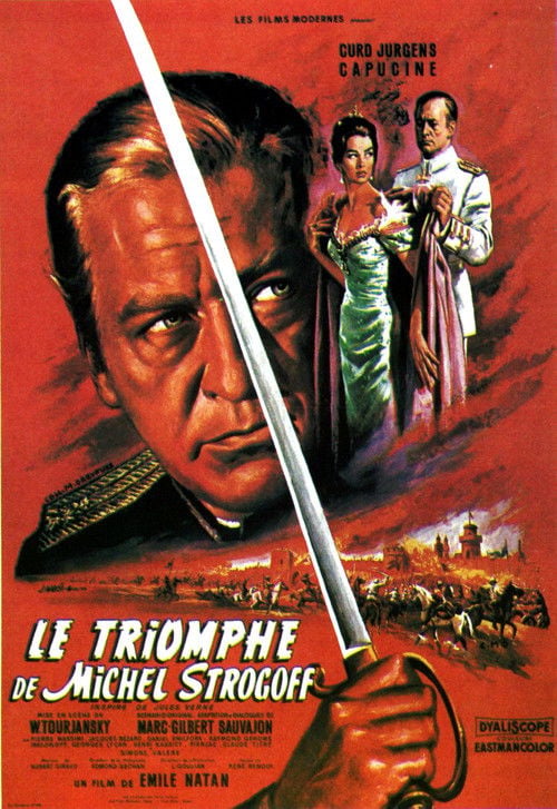 Movie poster for The Triumph of Michael Strogoff (1961)