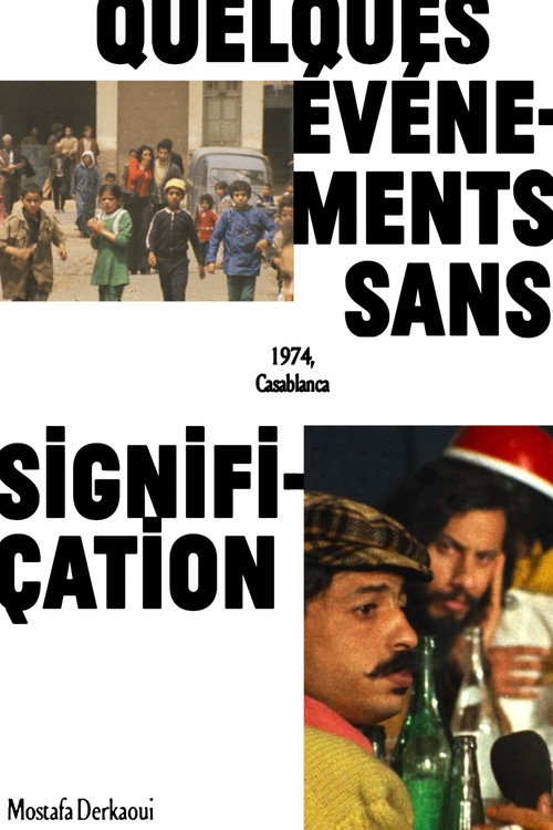 Movie poster for About Some Meaningless Events (1974)