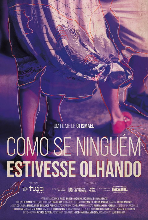 Movie poster for Como se Ninguém Estivesse Olhando