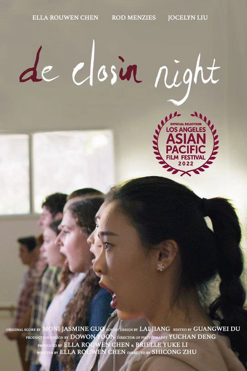 Movie poster for de closin night (2022)
