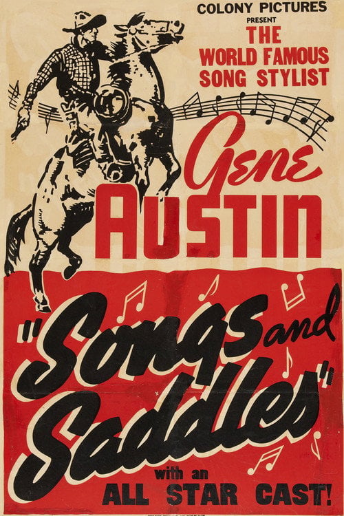 Movie poster for Songs and Saddles (1938)