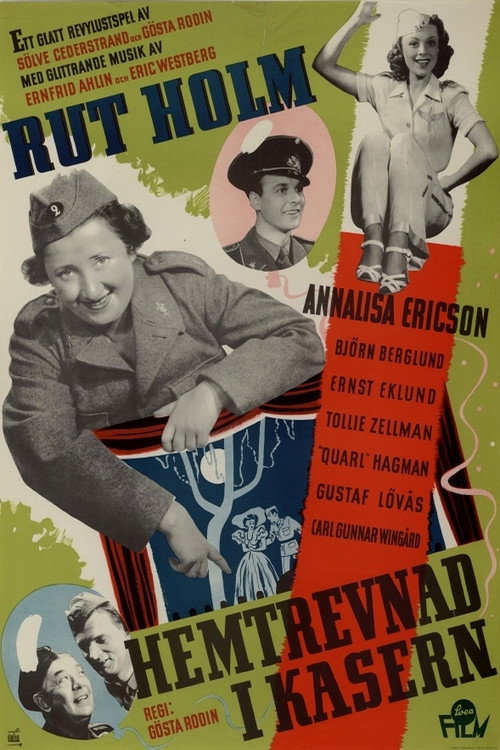 Movie poster for Hemtrevnad i kasern (1941)