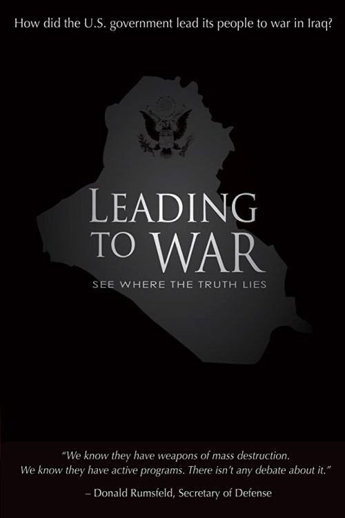 Movie poster for Leading to War (2008)