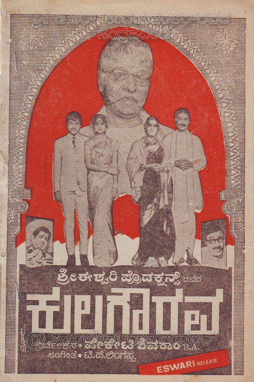 Movie poster for Kula Gourava (1971)