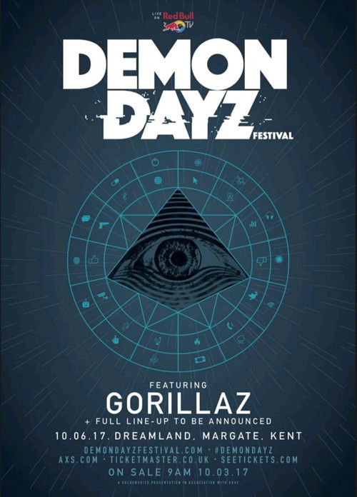 Gorillaz: Demon Dayz Festival poster