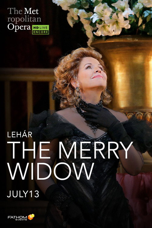 Movie poster for The Metropolitan Opera: The Merry Widow (2015)