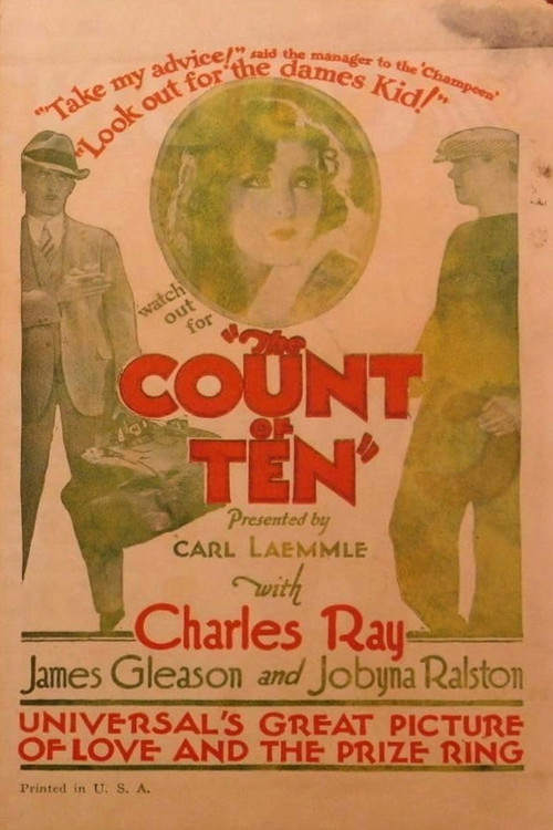 Movie poster for The Count of Ten (1928)
