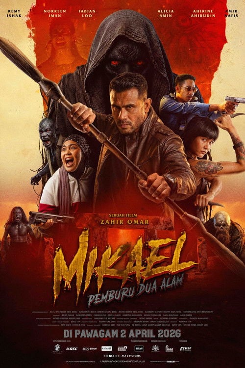 Movie poster for Mikael: Pemburu Dua Alam (2026)
