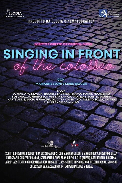 Movie poster for Singing in Front of the Colosseo (2023)