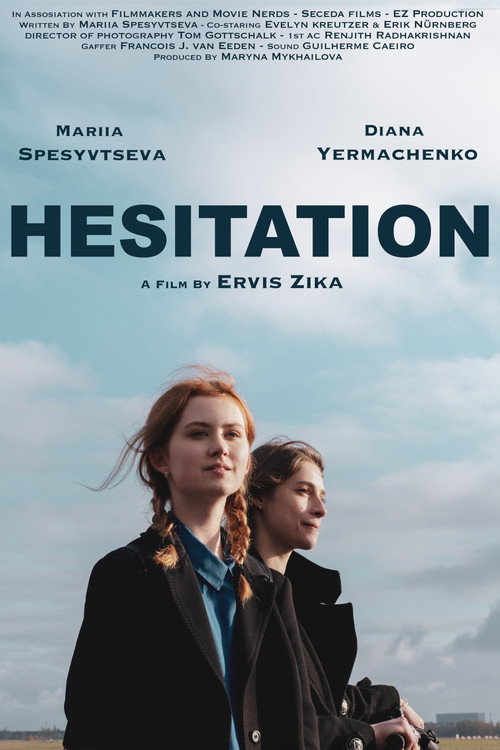 Movie poster for HESITATION (2025)