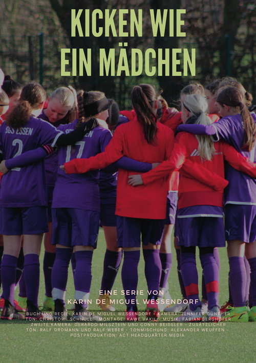 Series poster for Kicken wie ein Mädchen (2025)
