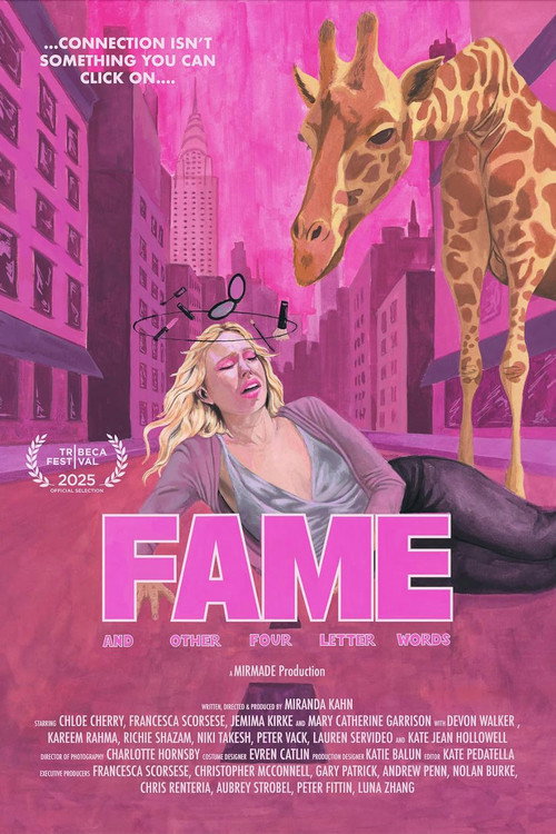 Movie poster for Fame and Other Four Letter Words (2025)