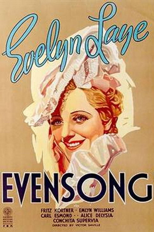Movie poster for Evensong (1934)