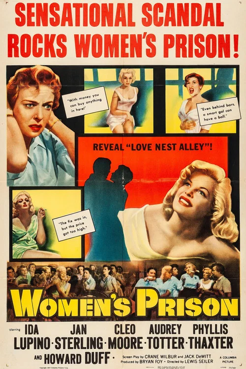 Movie poster for Women's Prison (1955)