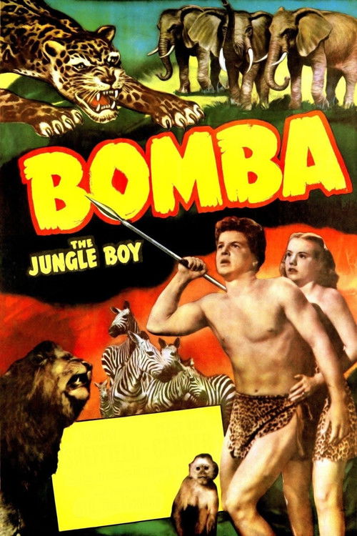 Movie poster for Bomba, the Jungle Boy (1949)