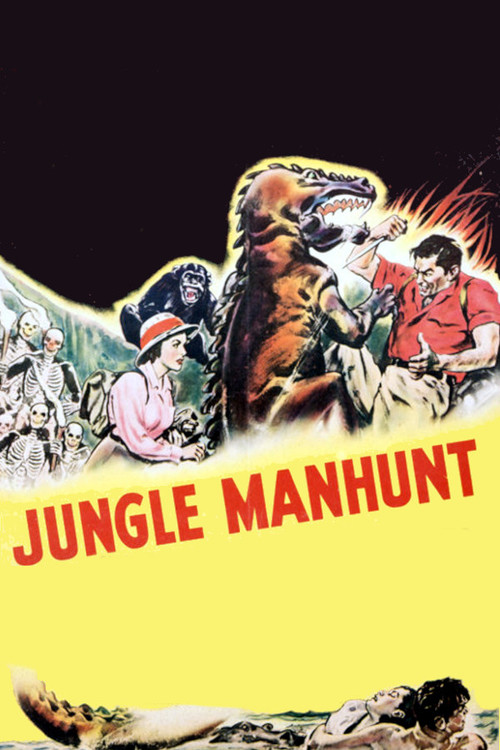 Movie poster for Jungle Manhunt (1951)