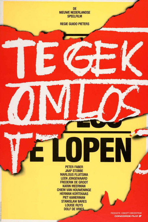 Movie poster for Te gek om los te lopen (1981)