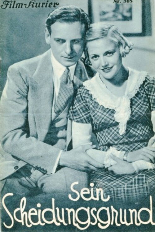 Movie poster for His reason for divorce (1931)