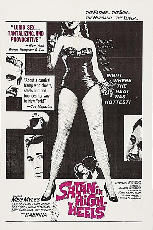 Movie poster for Satan in High Heels (1962)