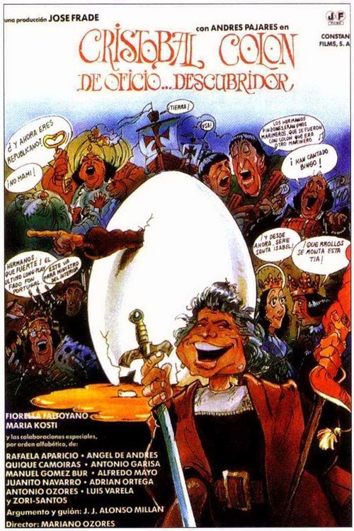 Movie poster for Cristóbal Colón, de oficio... descubridor (1982)
