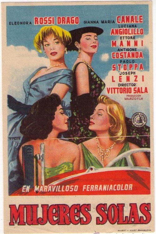 Movie poster for A Woman Alone (1955)