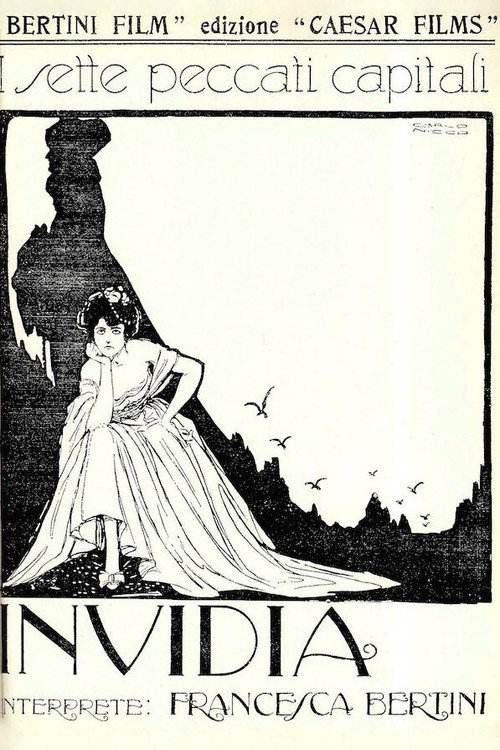 Movie poster for L'invidia (1919)