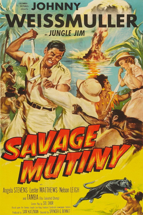 Movie poster for Savage Mutiny (1953)