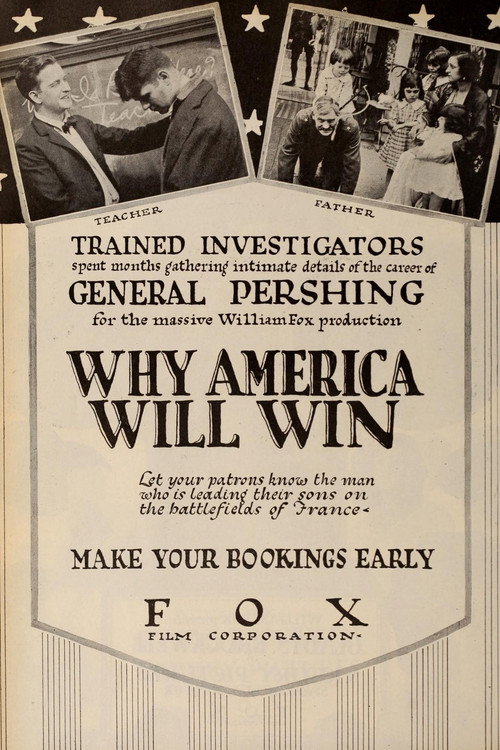 Movie poster for Why America Will Win (1918)